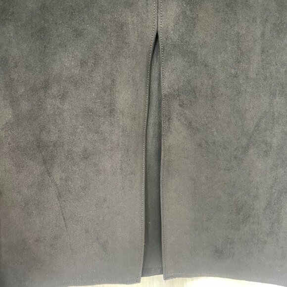 Aritzia Babaton Faux Suede Pencil Skirt in Black (Sz 4) - Picture 3 of 8